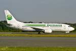 FLUGZEUGE/104797/germania-d-agee-boeing-737-35b-am-07082010 GERMANIA, D-AGEE, Boeing 737-35B am 07.08.2010 in PAD